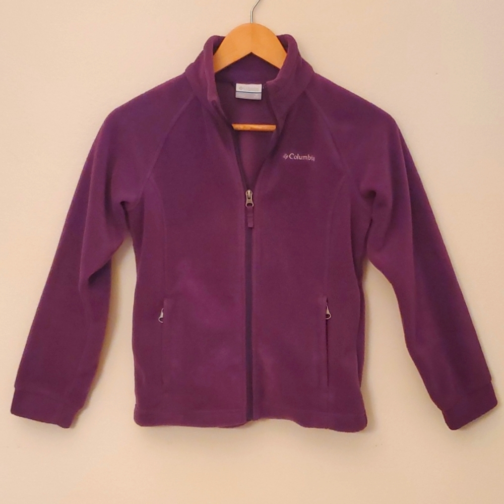 Columbia zip up fleece jacket